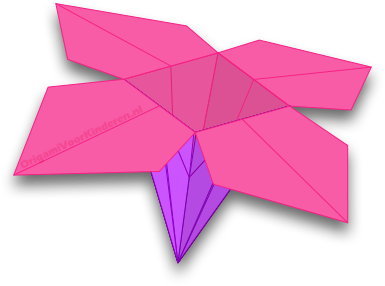 Origami Bloem 10