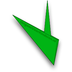 Origami Bloemstengel 3