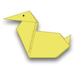Origami Eend 1