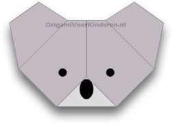 Origami Koala (Gezicht) 1