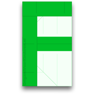 Origami Letter F