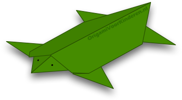 Origami Schildpad 2