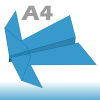 Origami Vliegtuig A4 8
