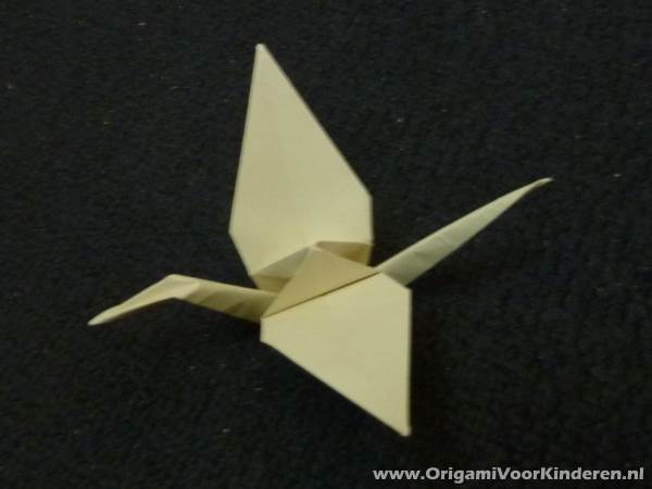 Onwijs Kraanvogel 1 (Wat moeilijker) - Origami Voor Kinderen TT-39