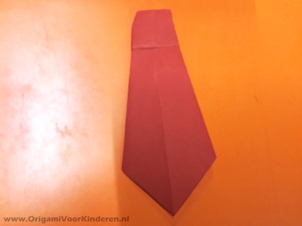 hoofdzakelijk Afhaalmaaltijd wenselijk Stropdas 1 (Makkelijk) - Origami Voor Kinderen