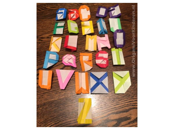 Origami Alfabet