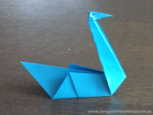 Wonderlijk Zwaan 1 (Makkelijk) - Origami Voor Kinderen MU-86