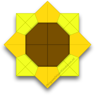 Origami Bloem 8