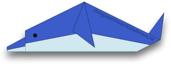 Origami Dolfijn 1