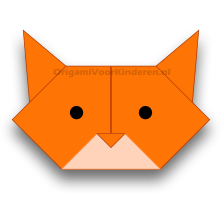 Origami Kat (Gezicht) 2
