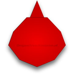 Origami Kerstbal 1