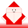 Origami Kerstman 2