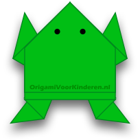 Origami Kikker 1