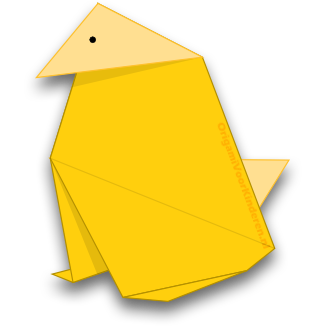 Origami Kuiken 1