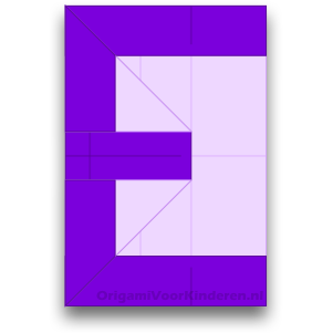 Origami Letter E