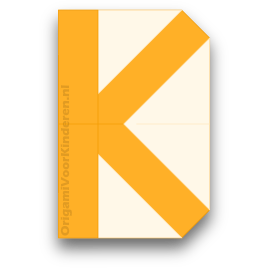 Origami Letter K