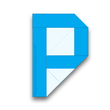 Origami Letter P