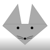 Origami Muis (Gezicht) 1