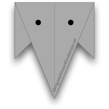 Origami Olifant (Gezicht) 1
