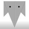 Origami Olifant (Gezicht) 1