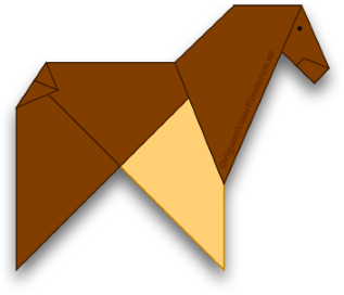 Origami Paard 1