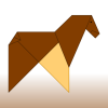 Origami Paard 1