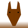 Origami Paard (Gezicht) 1