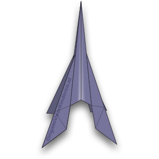 Origami Raket 1