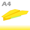 Origami Vliegtuig A4 5