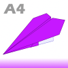 Origami Vliegtuig A4 6