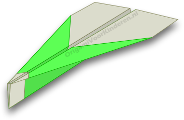 Origami Vliegtuig A4 7
