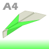 Origami Vliegtuig A4 7