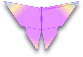 Origami Vlinder 4