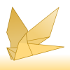 Origami Vogel 3