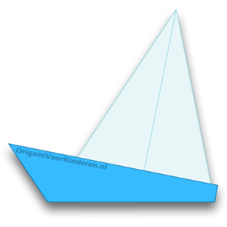 Origami Zeilboot 1