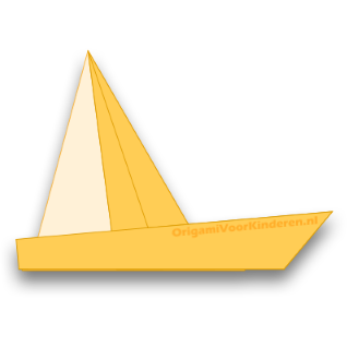 Origami Zeilboot 3